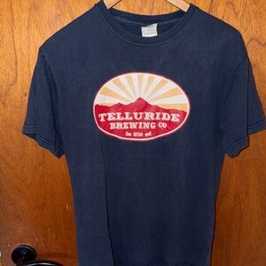 Telluride Brewing Co. Graphic Tee | Men’s Medium | Navy | Colorado Craft Beer